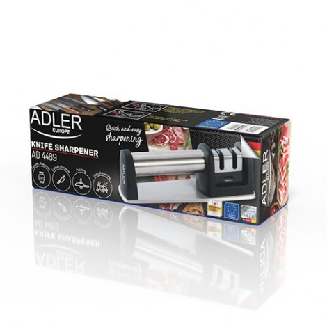 Adler AD 4489 Knife Sharpener, 2 phase, Black/Stainless steel - 2